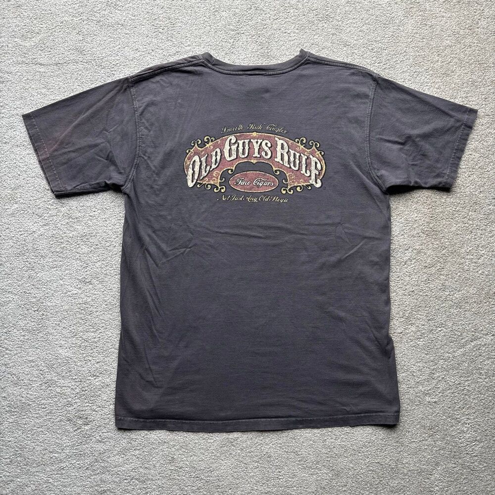 Vintage Old Guys Rule Western Cigar Shirt